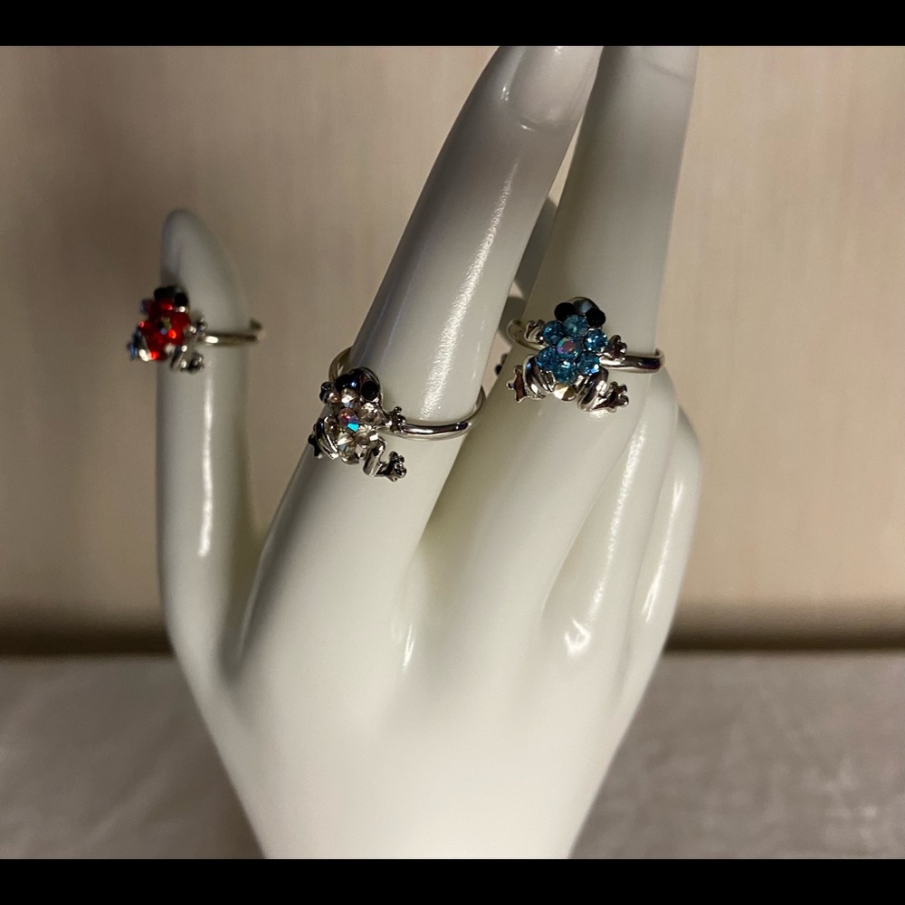 Crystal Frog Rings - Picture 5 of 7